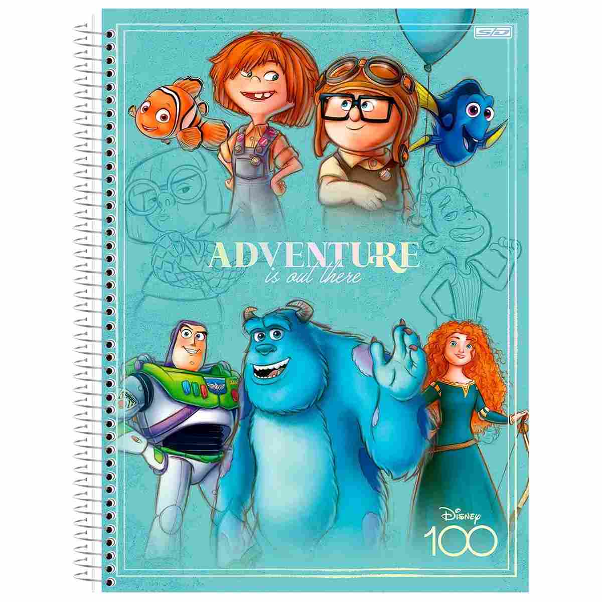 CADERNO 10X1 CLASSICOS DISNEY C.D.